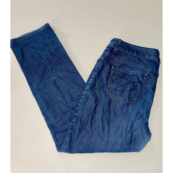 Chico's Platinum Women's Denim Jeans Dark Wash Size 2‎ Regular A7 - Picture 1 of 7